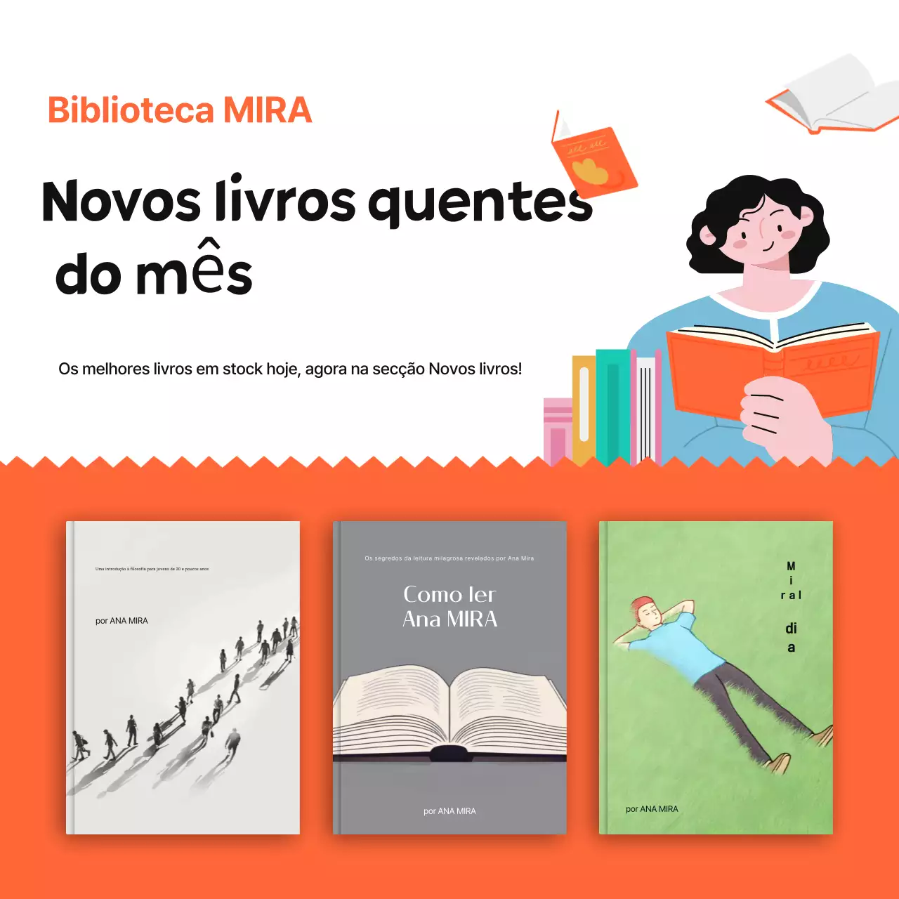 Anúncio do livro Orange Simple