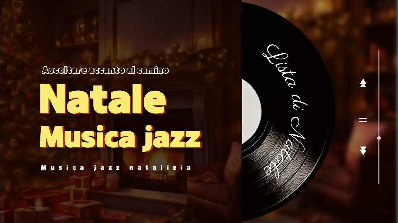 LP bordeaux Vintage Christmas Jazz Music Advertisement