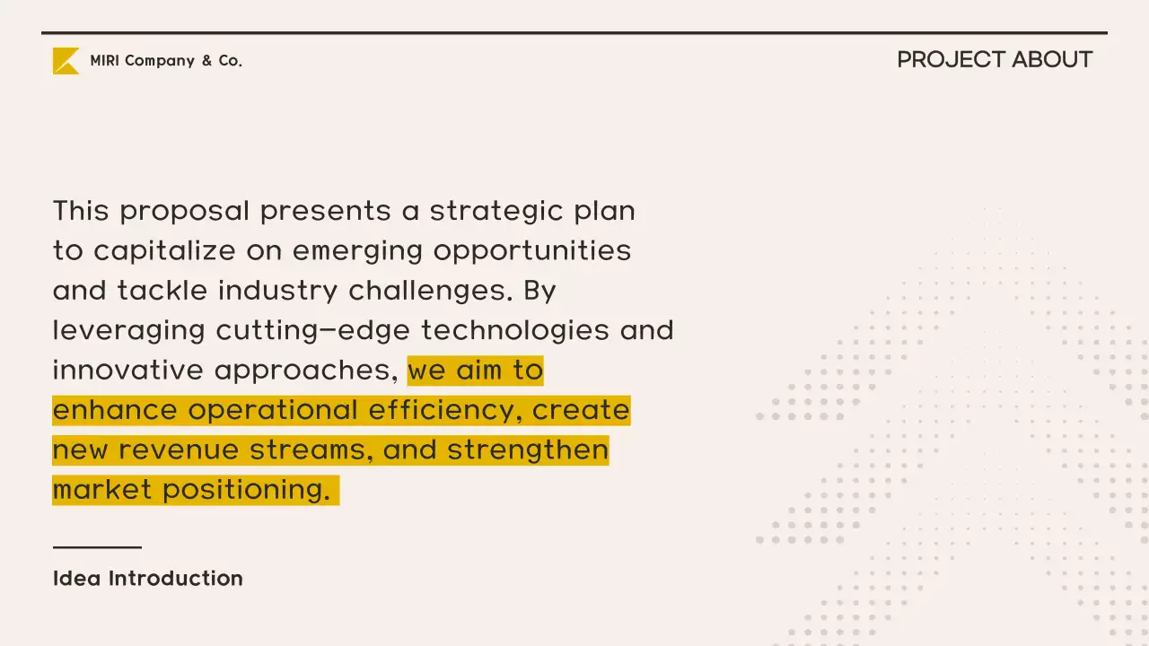 Presentasi Proposal Proyek Modern Kuning