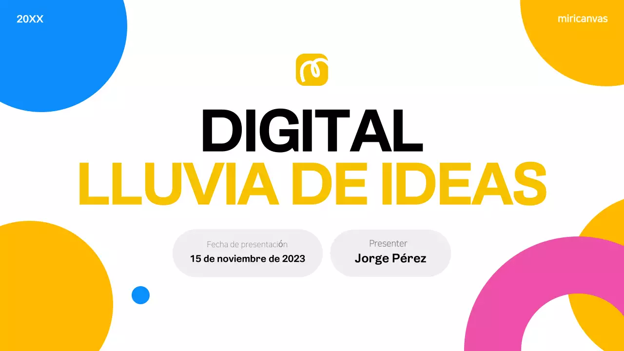 colorido y moderno diseño de brainstorming