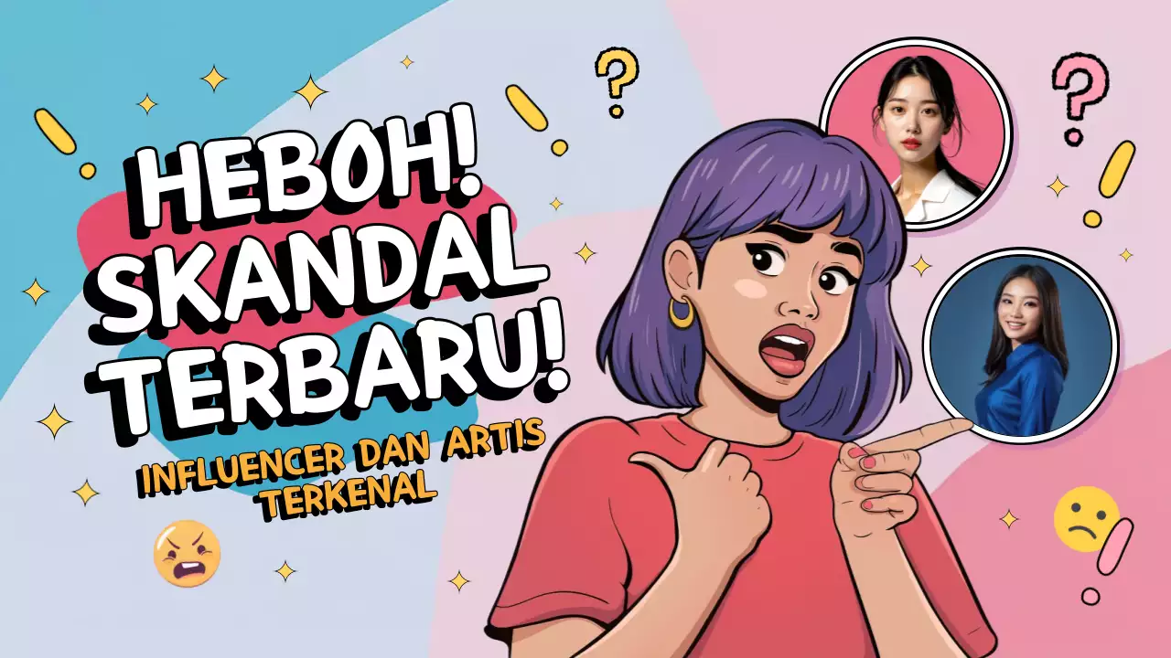 Pink Comic Scandal Announcement YouTube Thumbnail
