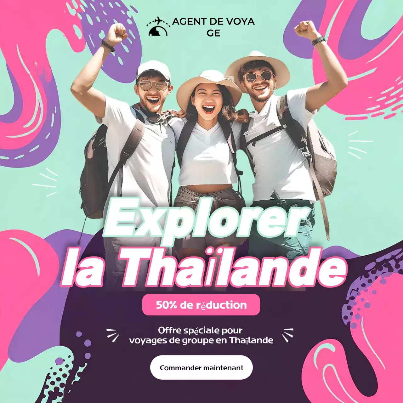 promotion de voyage à la menthe