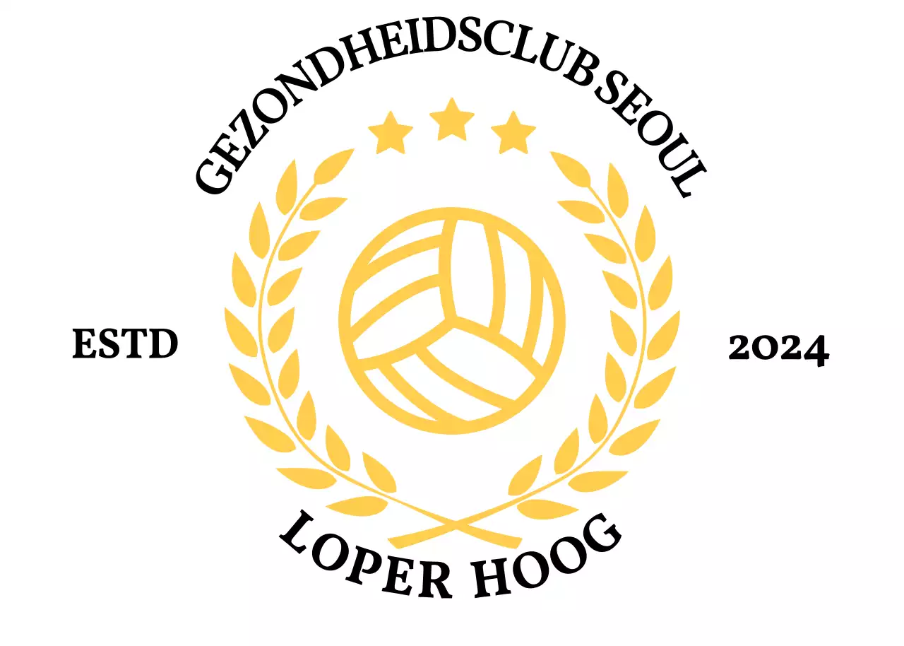 Eenvoudig atletiekclublogo met lauweren