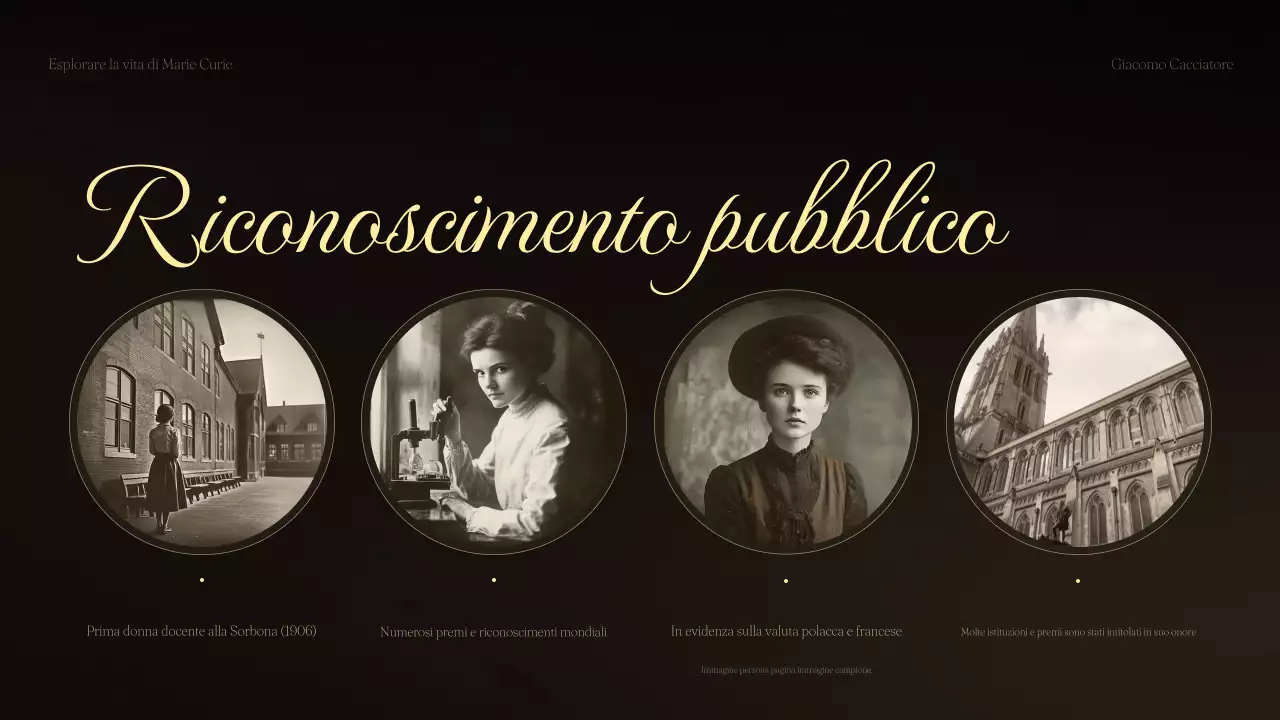 conferenza scientifica sul vintage nero