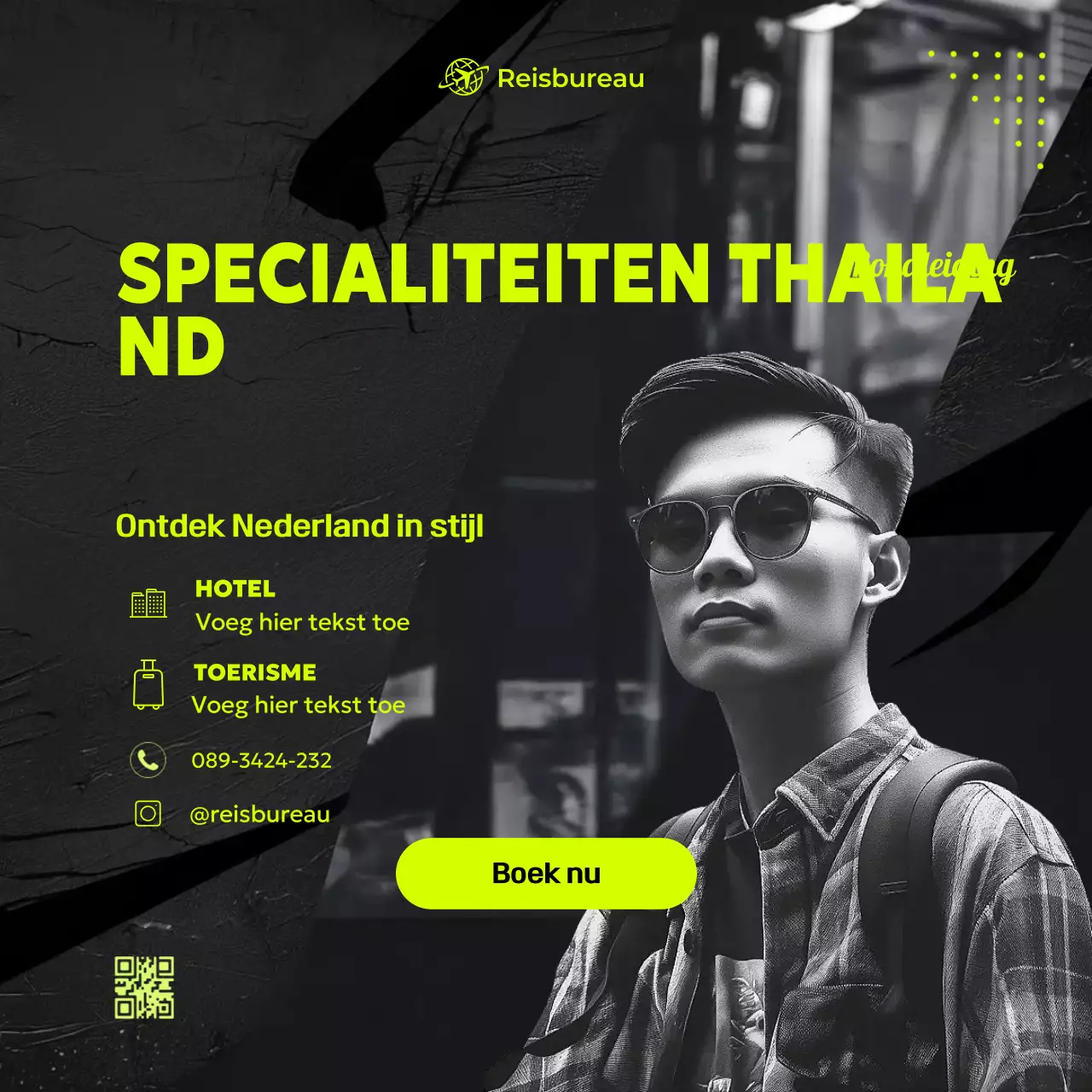 neon moderne reisreclame