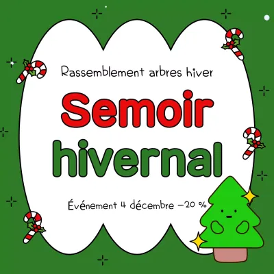 Annoncez vos offres saisonnières festives en vert et rouge