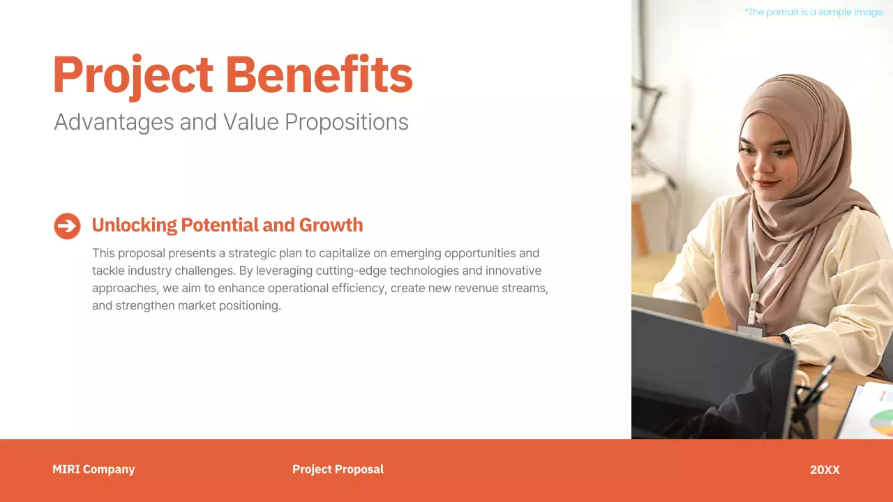 Presentasi Proyek Profesional Orange