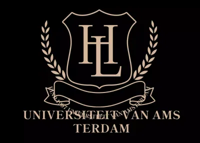 Gouden klassiek universiteitslogo