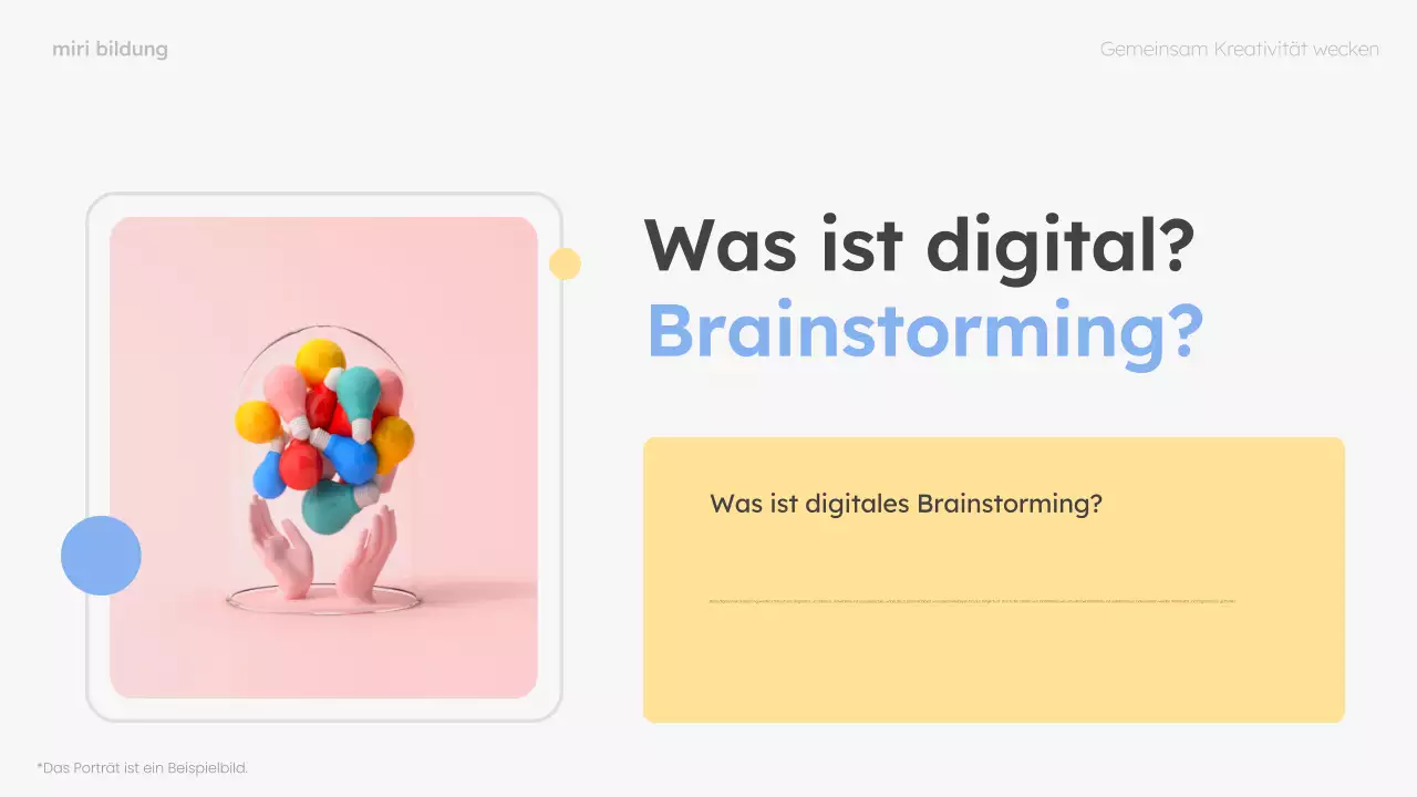 mint und rosa modern brainstorming guide layout