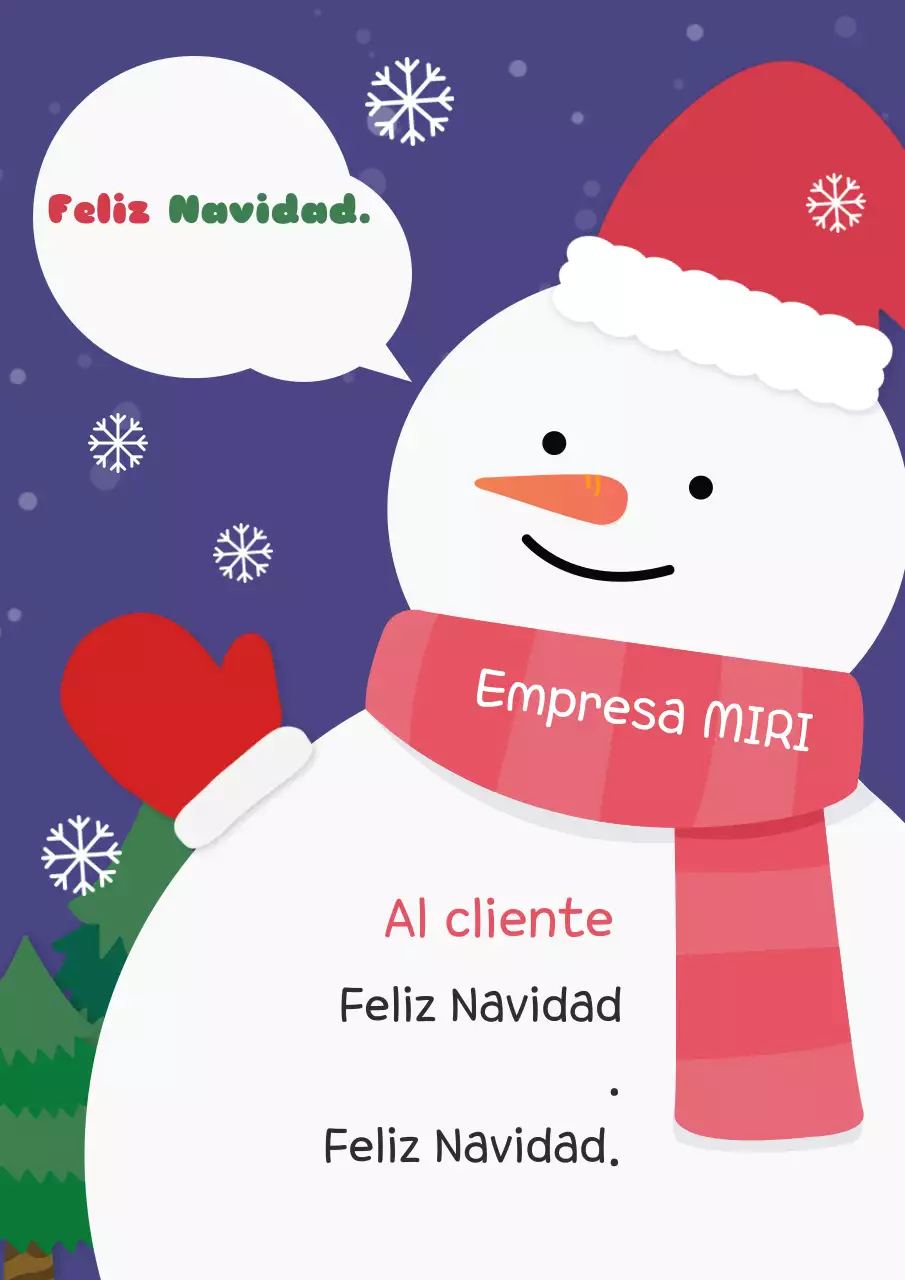 Mira esta bonita tarjeta de Navidad