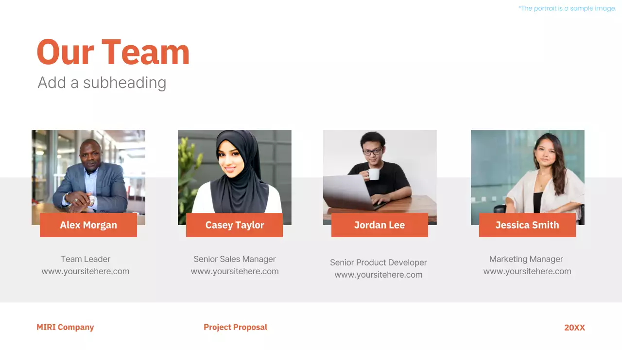 Presentasi Proyek Profesional Orange