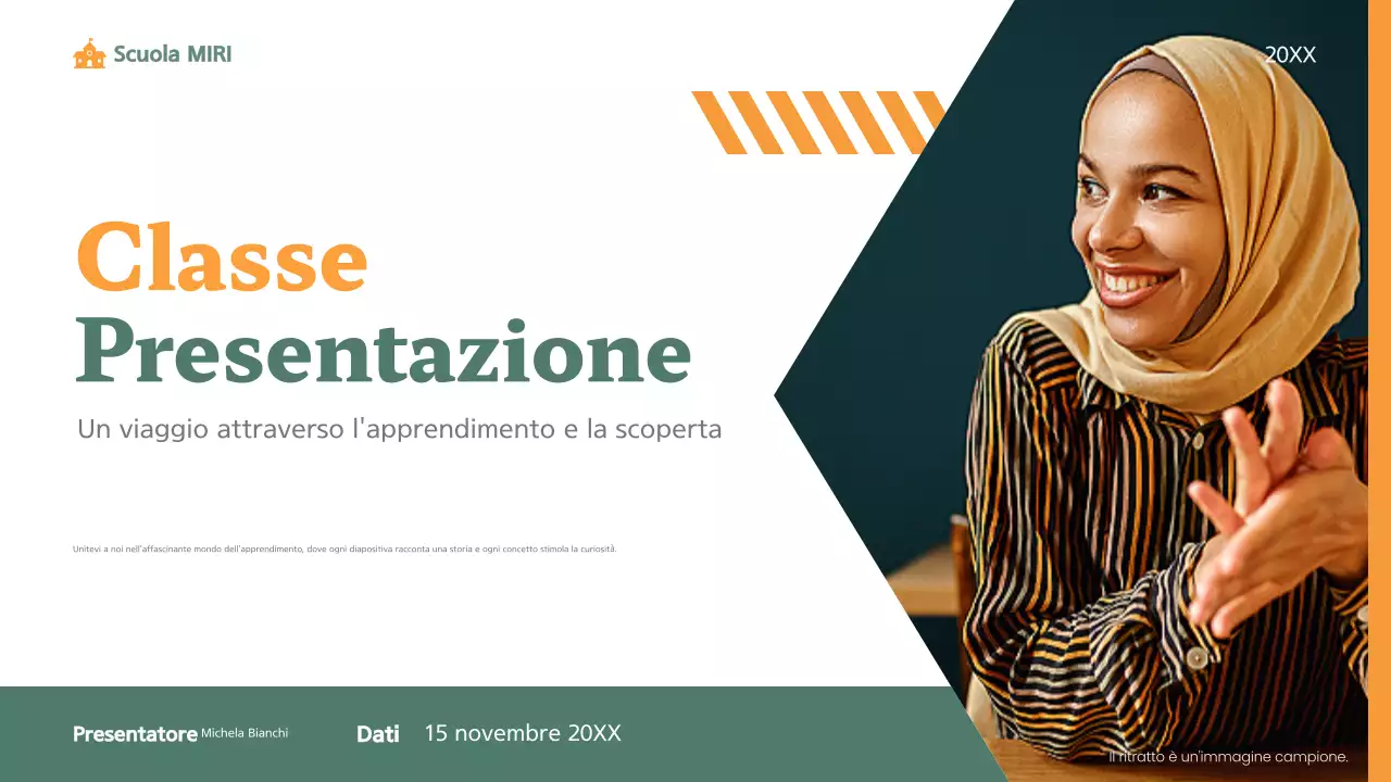 classe di educazione verde moderna