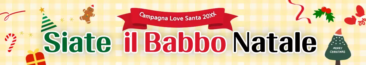 Campagna gialla di Buon Natale