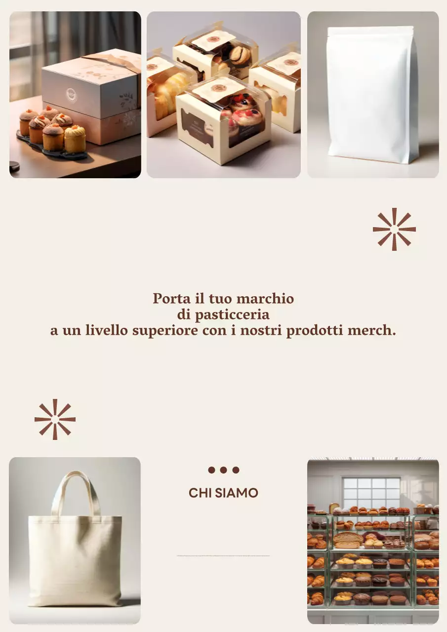 Promozione panificio moderno beige