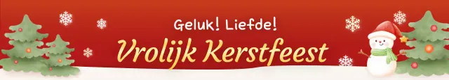 Rood Gezellig Kerstfeest