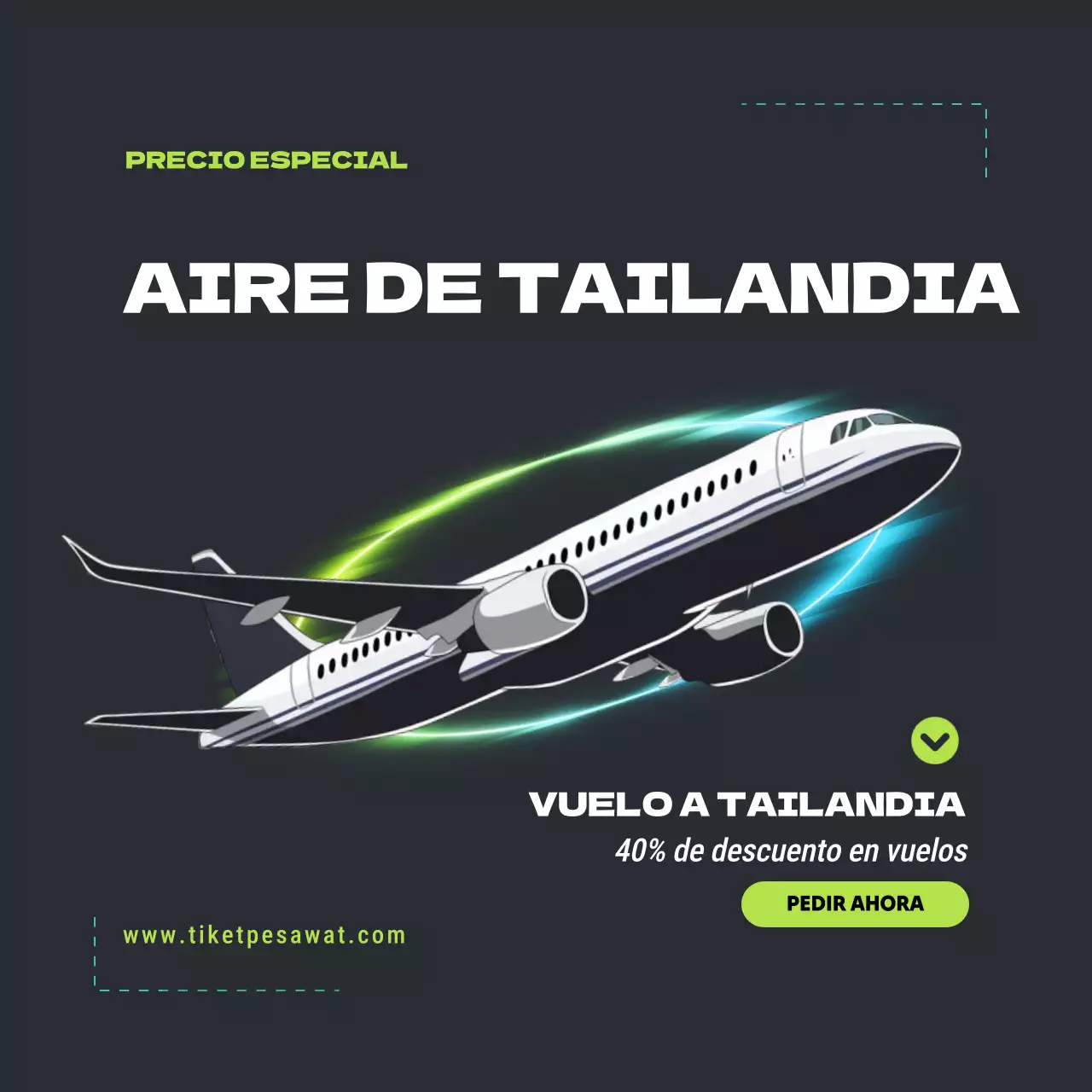 promoción de viajes black modern