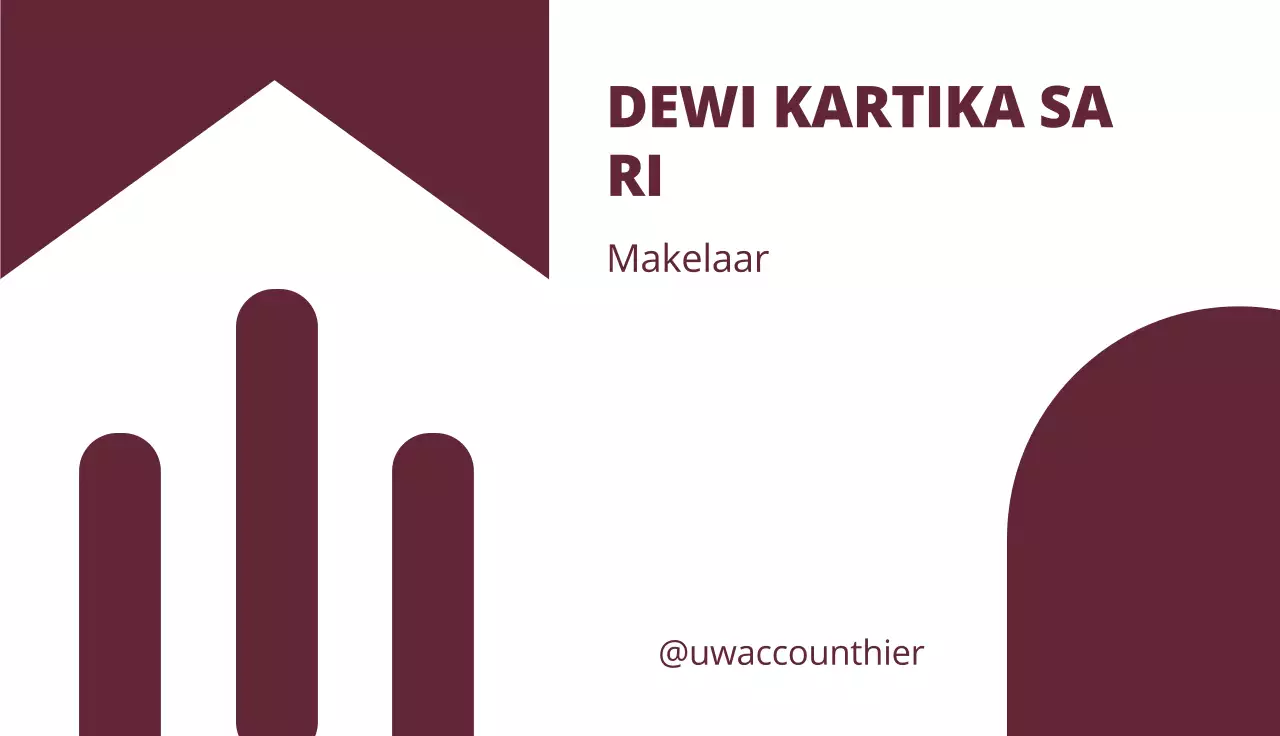 kastanjebruine minimalistische vastgoedkaart