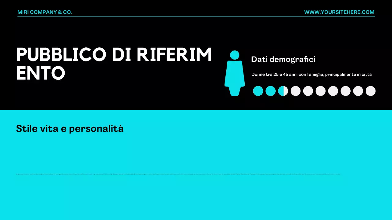 Presentazione di una proposta di progetto moderna, arancione e nera