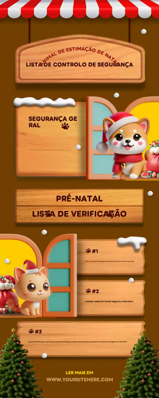 guia de segurança para animais de estimação nas férias brown modern