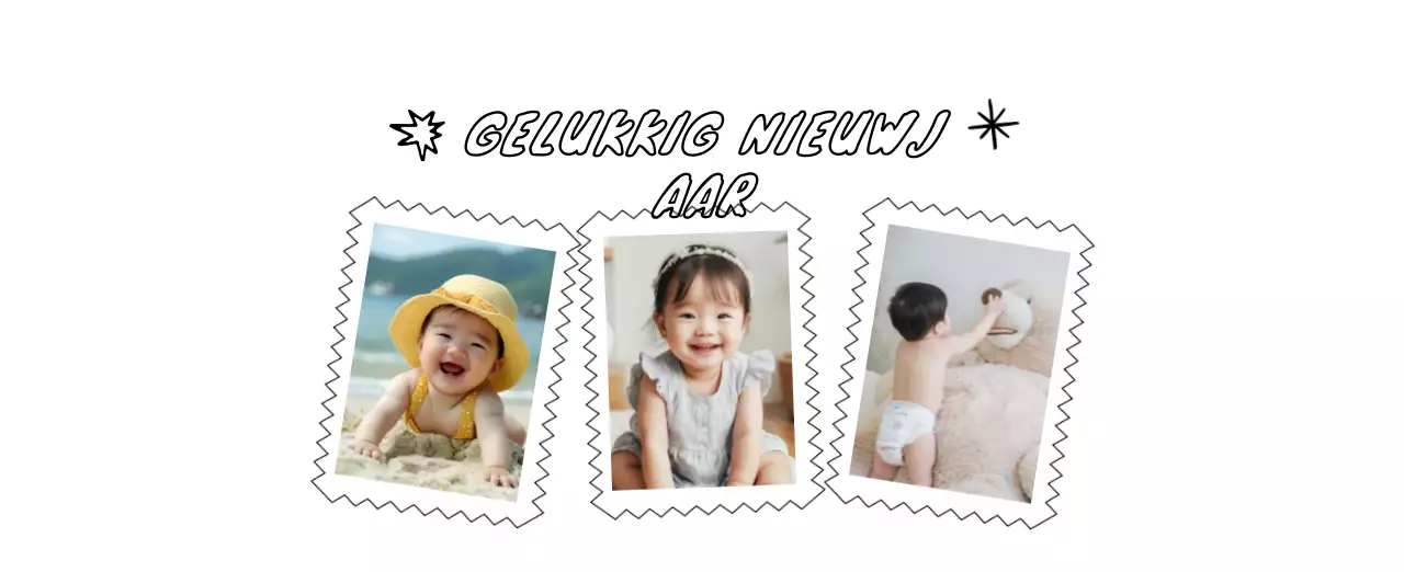 Schattige nieuwjaarskalender