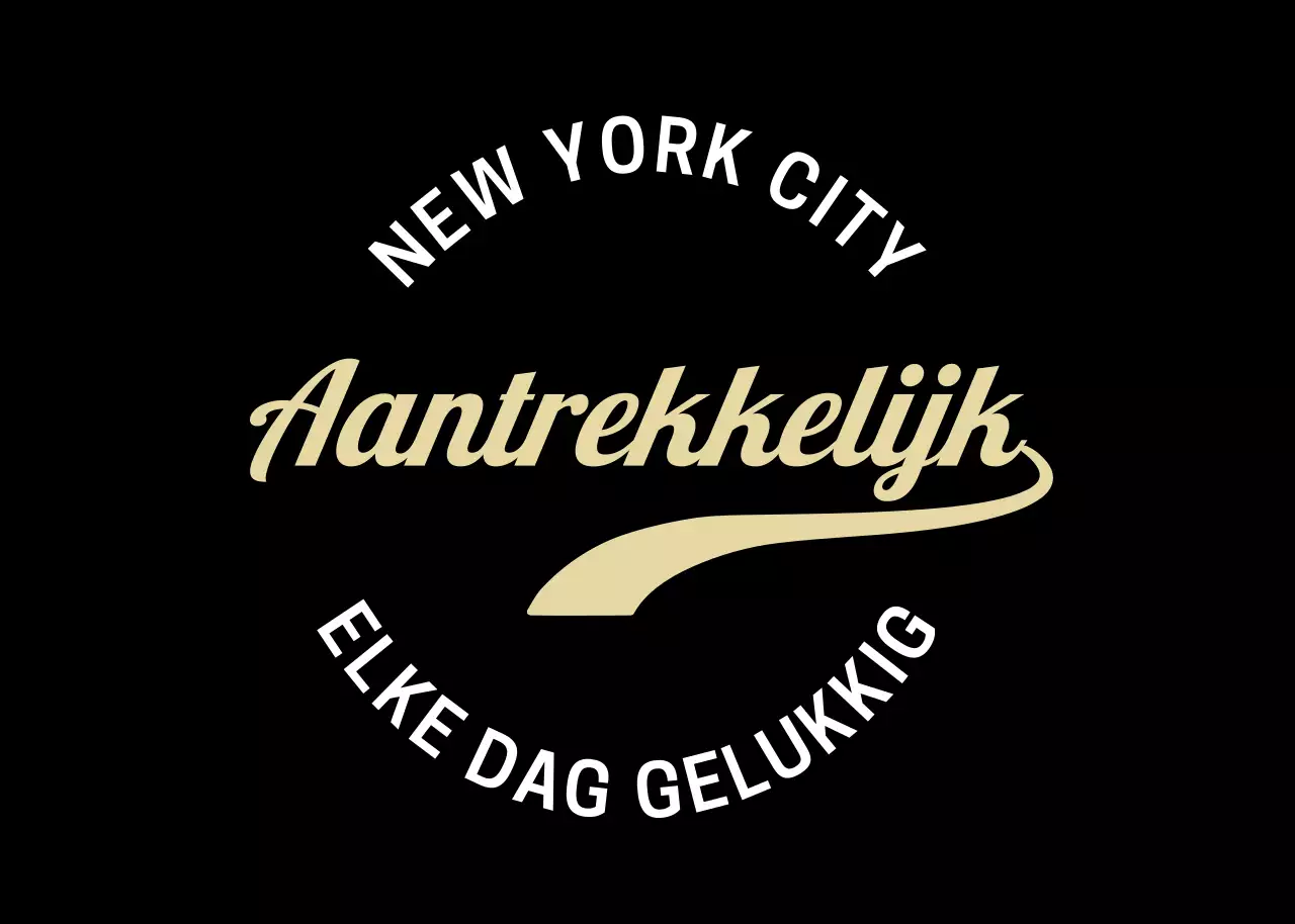 Handgeschreven typografie in beige