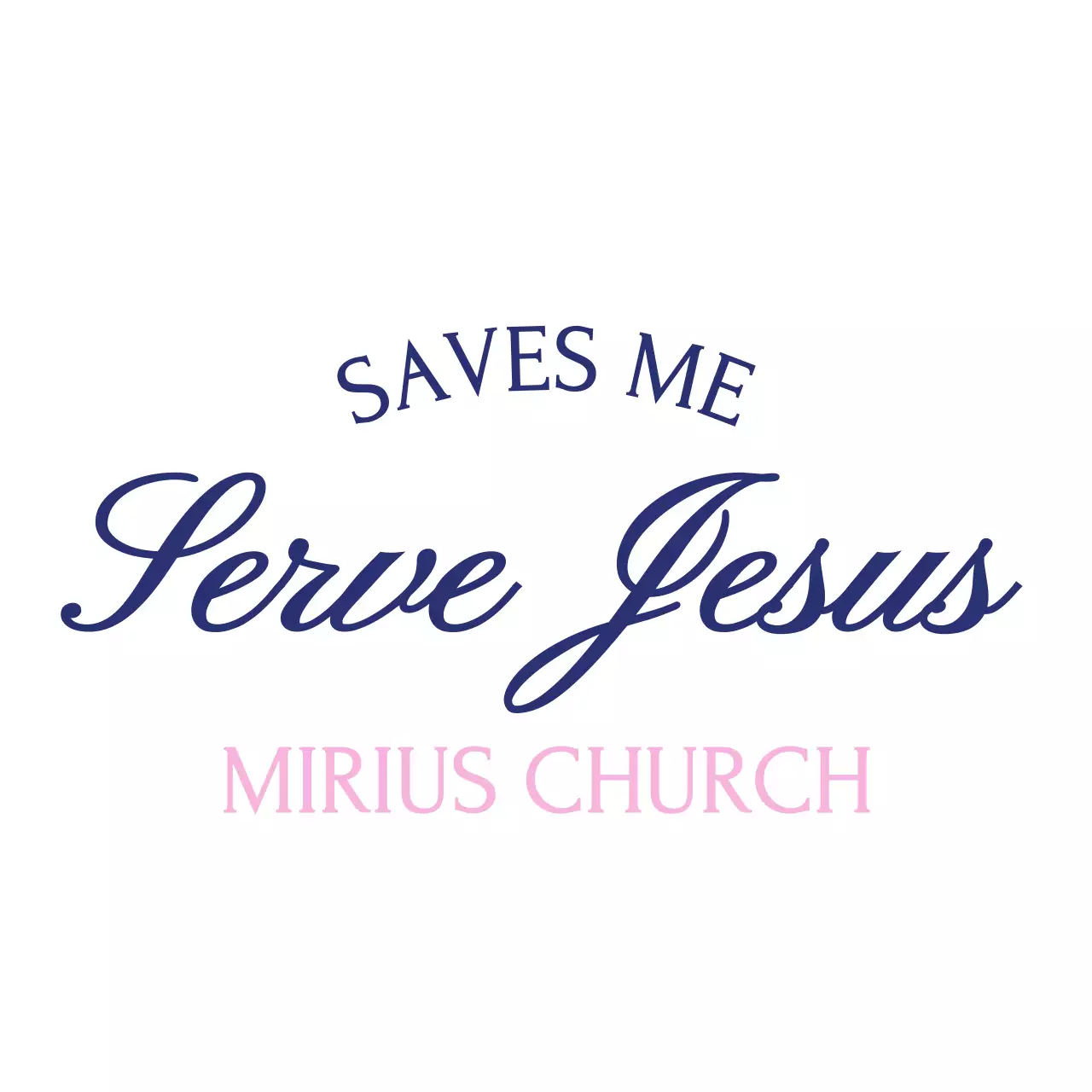 네이비 감성적인 종교 문구