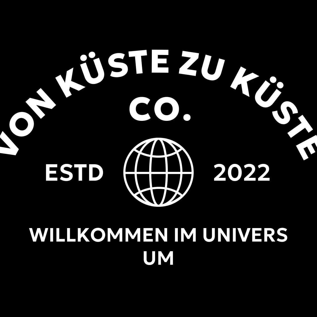 Förderung eines modernen schwarz-weißen Logos