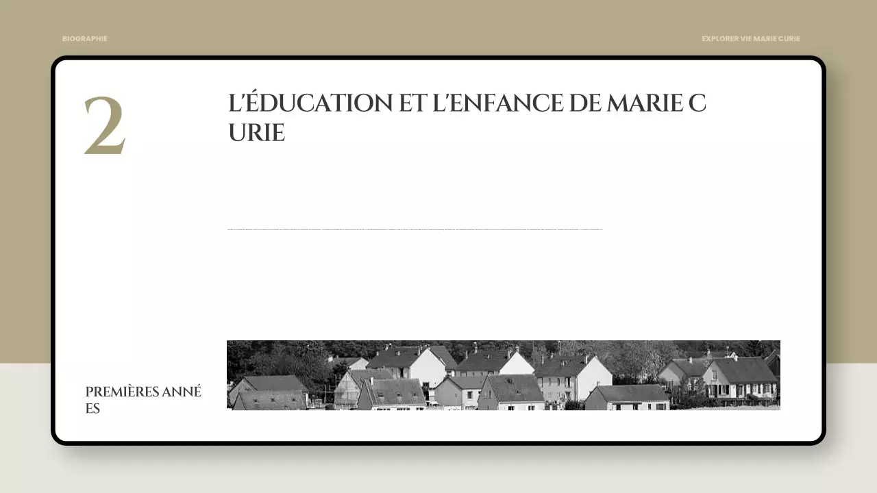 présentation d'une biographie classique noire