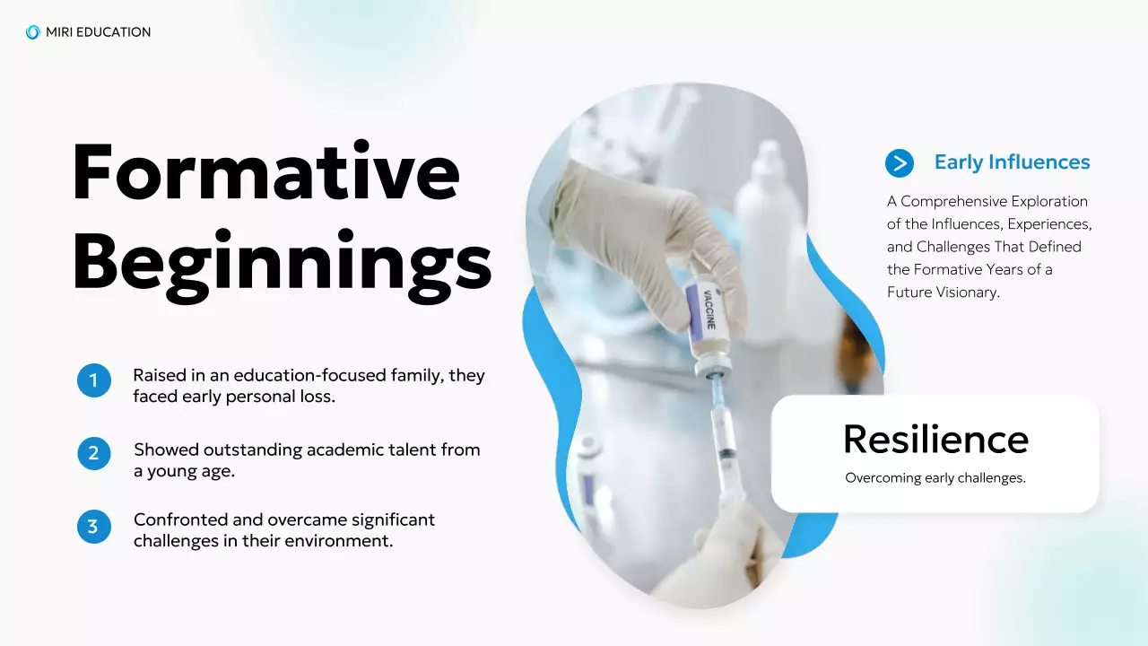 Blue Modern Education Guide Presentation