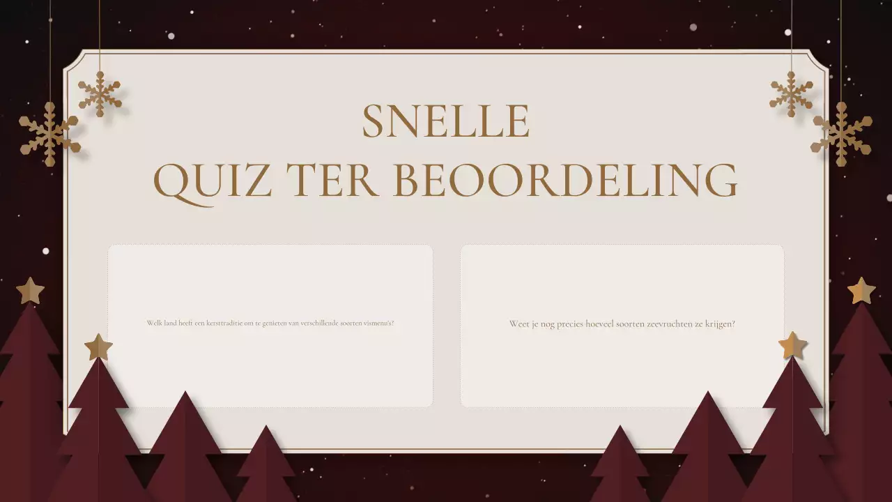 groene traditionele vakantiepresentatie