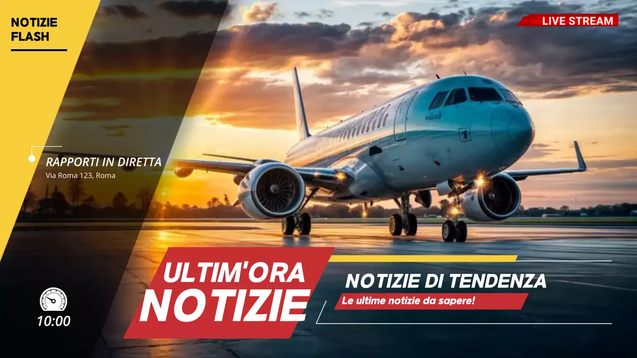 notizie sull'aviazione moderna arancione