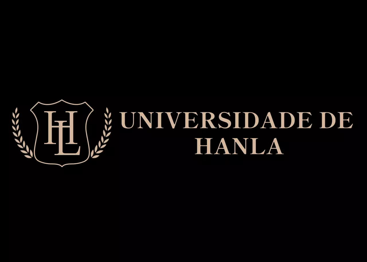 Logótipo clássico da universidade em dourado