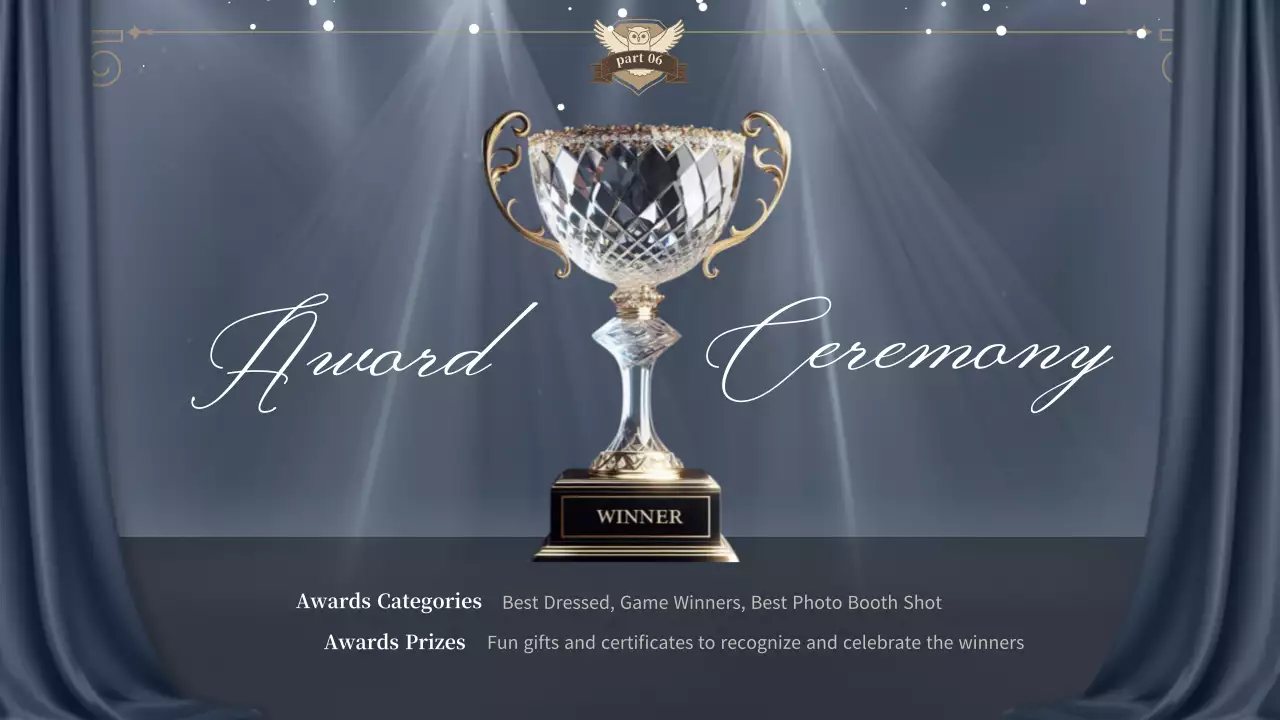 Beige Vintage Christmas Invitation Presentation