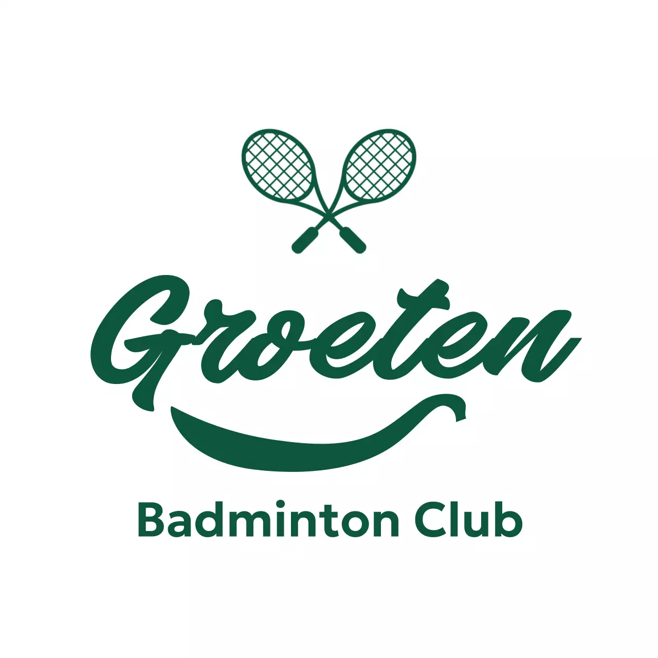 Abstract eenvoudig sportlogo