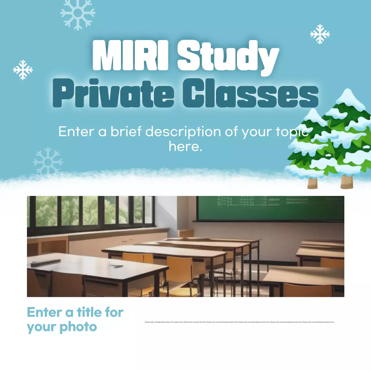 Blue Trendy Study Recruitment Instagram Carousel