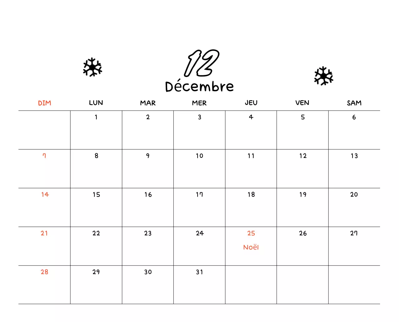 Calendrier photo jaune mignon