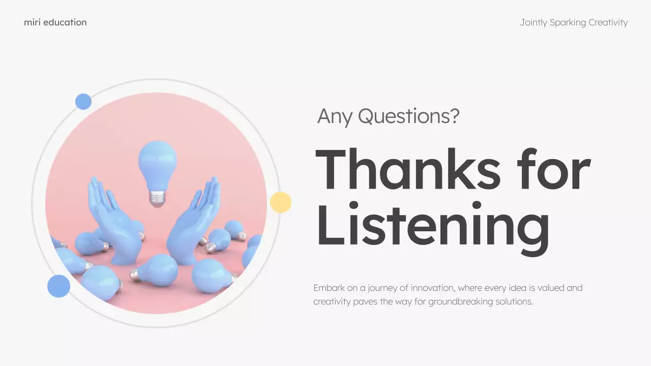 Blue Modern Brainstorming Guide Presentation