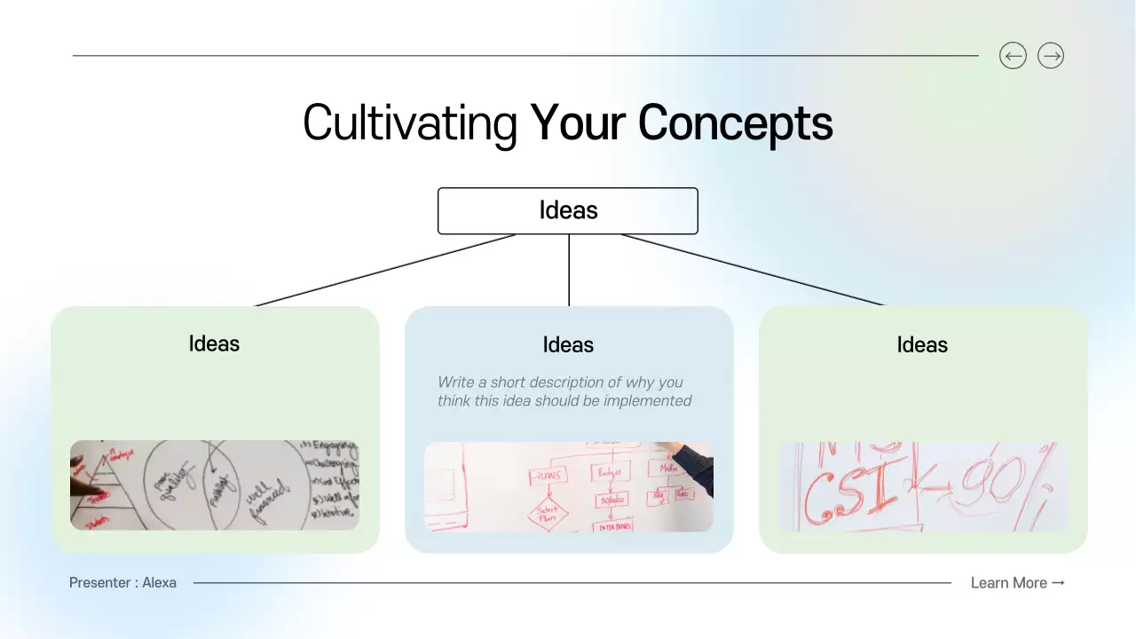 Blue Modern Brainstorming Guide Presentation