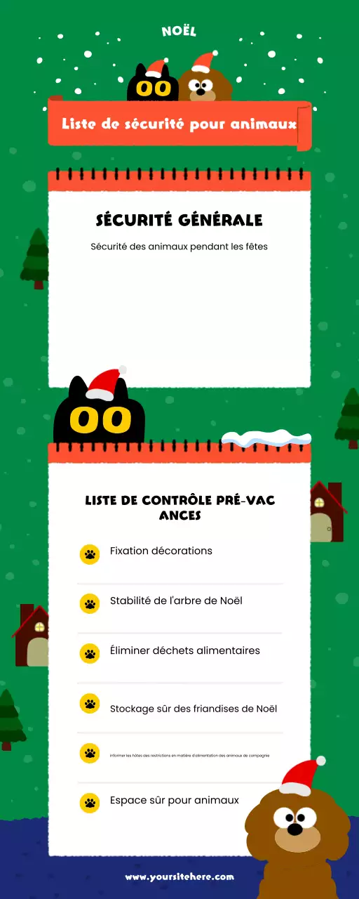 green modern : informations sur la sécurité des animaux de compagnie pendant les vacances