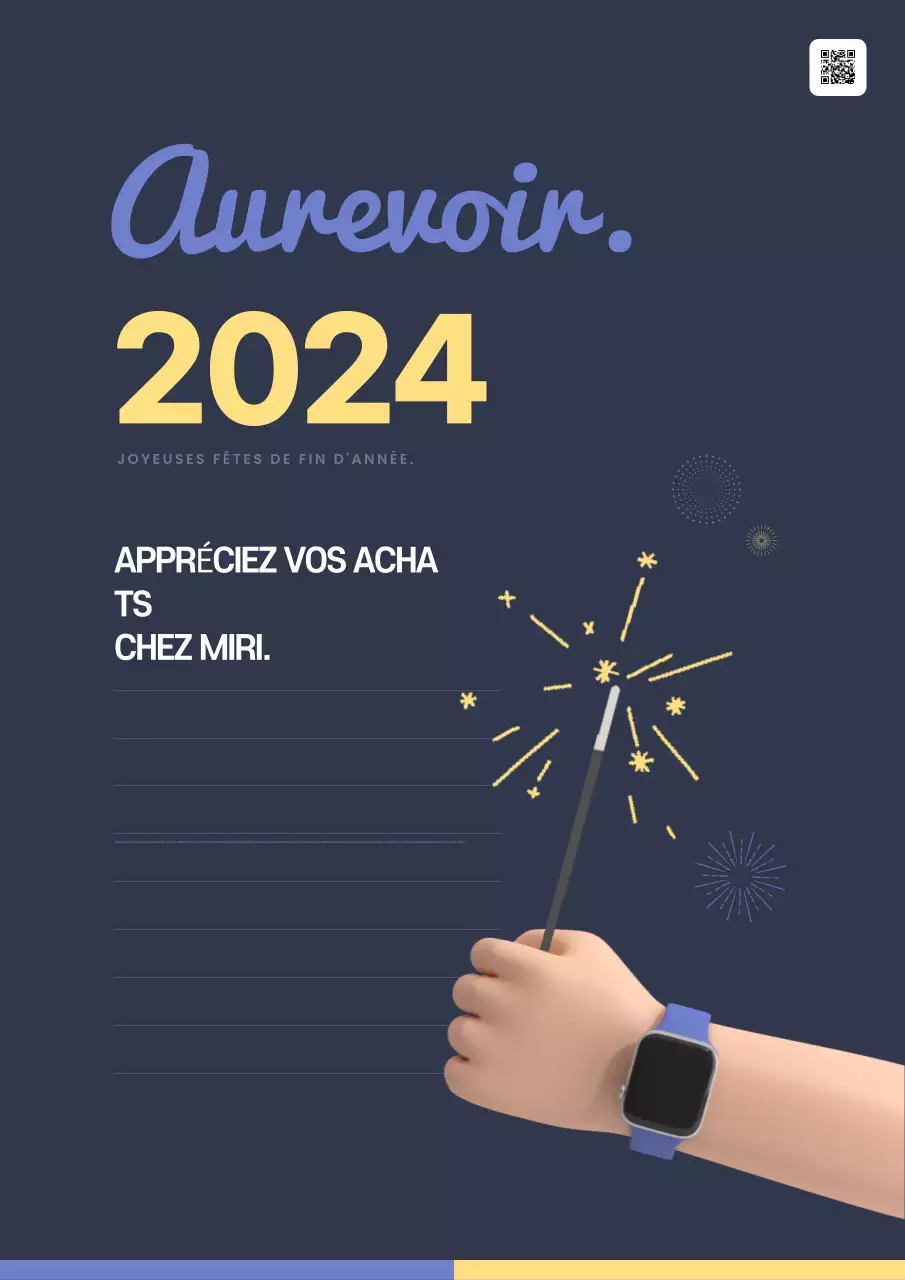 Vœux de Noël modernes en bleu marine