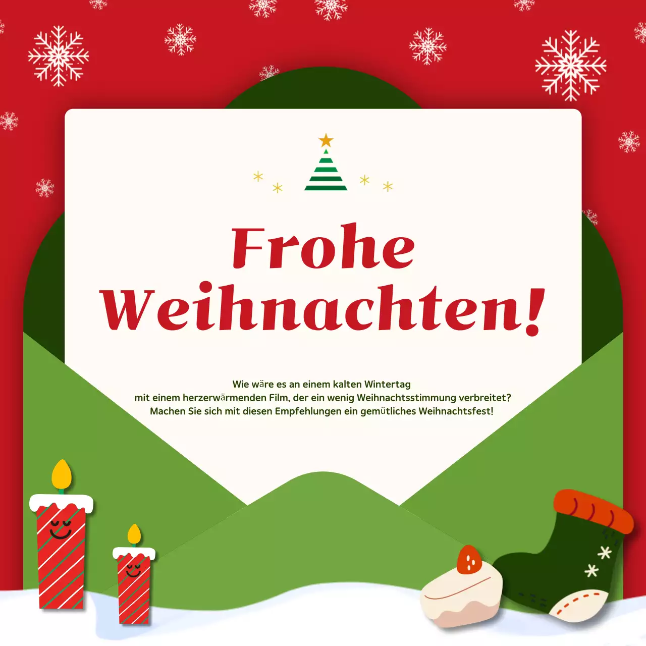 Rote Filmempfehlungen Anzeige