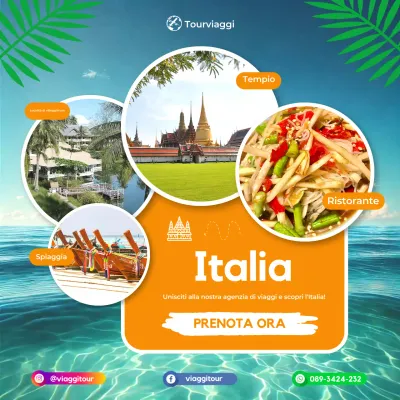 promozione viaggio arancione tropicale