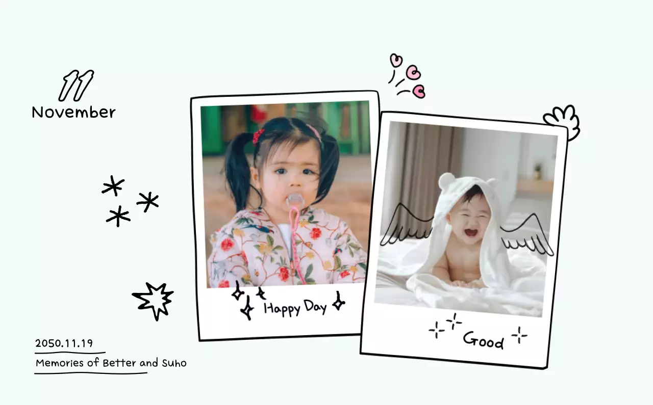 Kalender foto gambar lucu