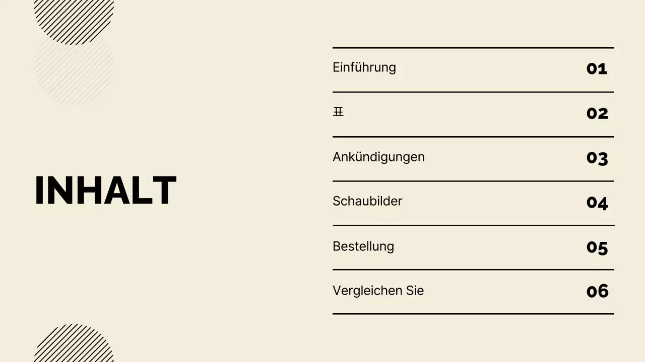 Beige minimalistische Präsentation erklärt