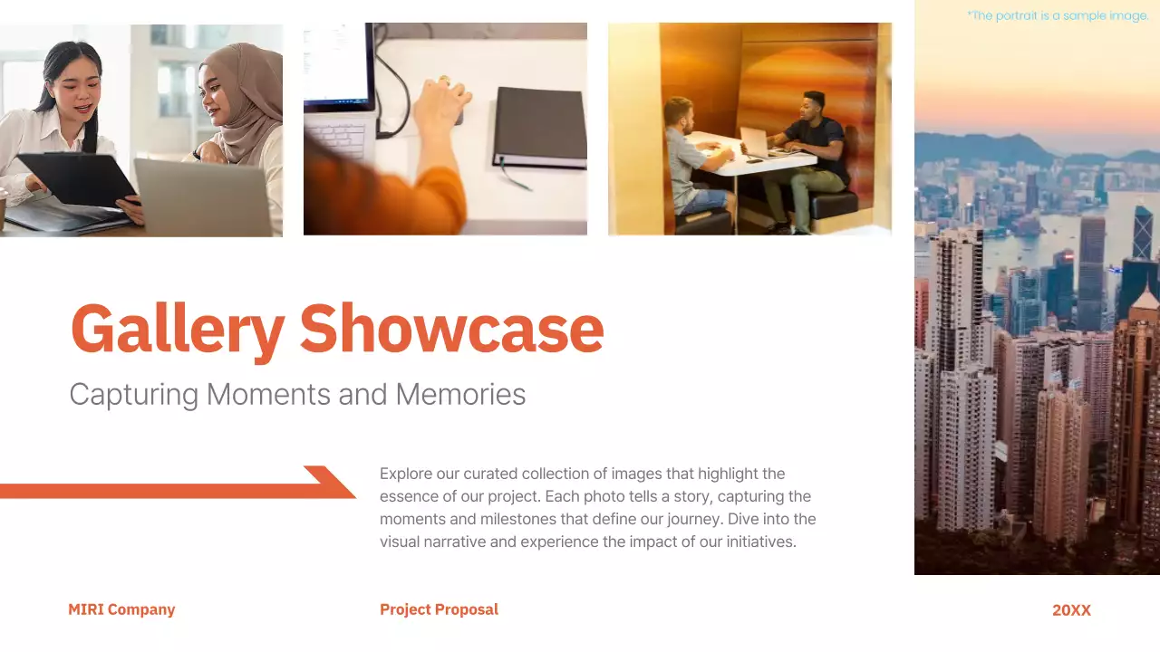 Presentasi Proyek Profesional Orange