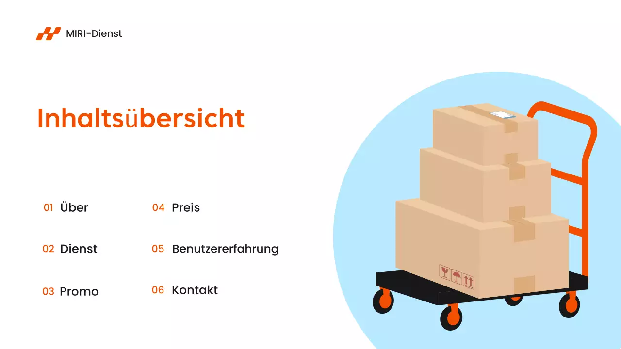 orange modern service Einführung