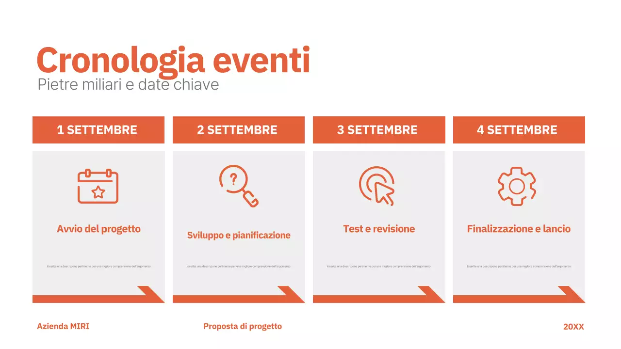 rosso proposta di progetto moderno business