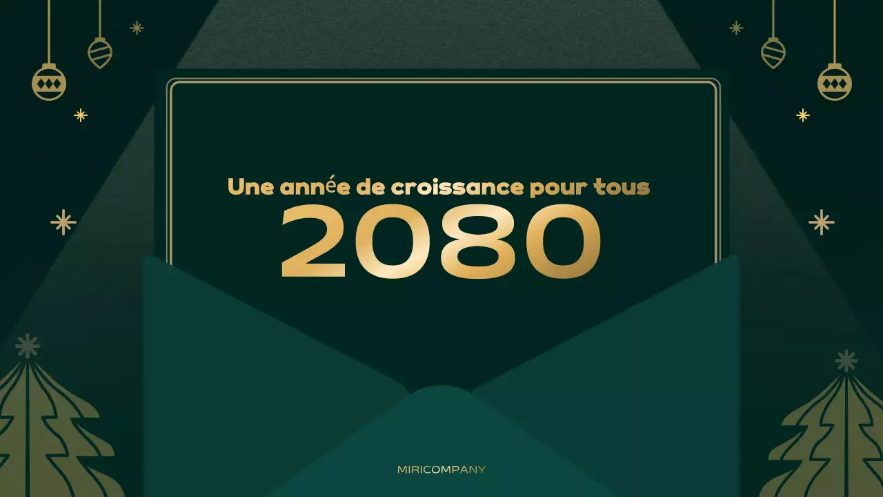 Fêtes de fin d'année simples et abstraites