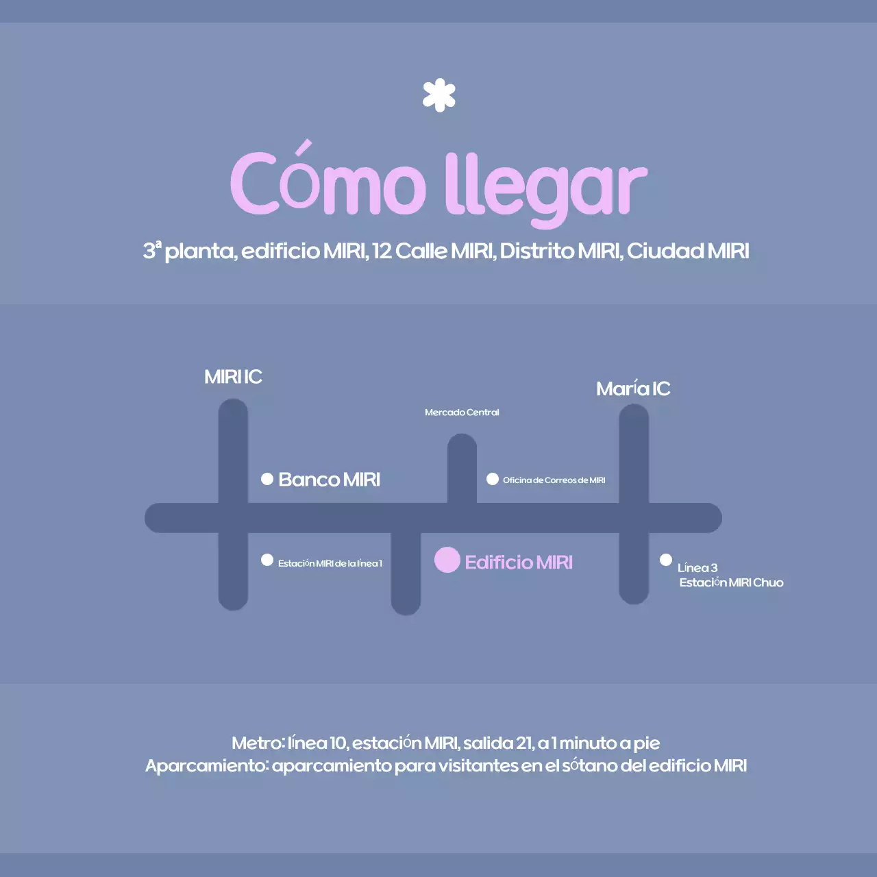 Anuncios de conferencias modernas en azul claro