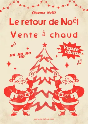 Red Retro Christmas Sale